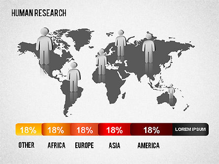Demografische infographics, Dia 8, 01490, Businessmodellen — PoweredTemplate.com
