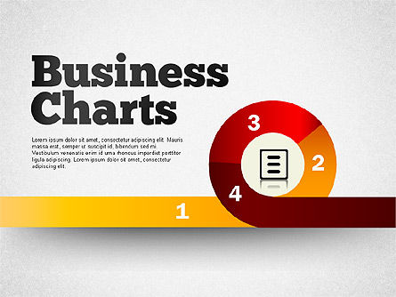 Stages with Abstract Shapes, PowerPoint Template, 01494, Shapes — PoweredTemplate.com