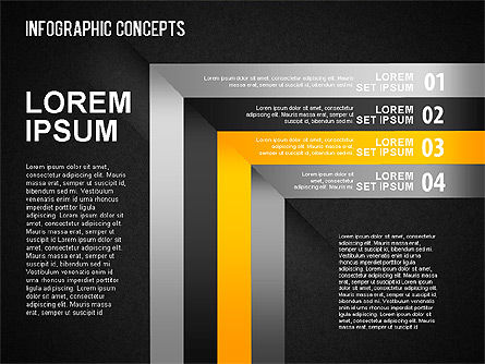 Lignes réfléchies, Diapositive 14, 01495, Formes — PoweredTemplate.com