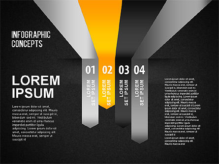 Líneas reflejadas, Diapositiva 16, 01495, Formas — PoweredTemplate.com