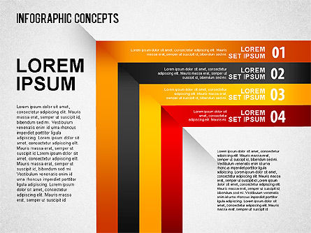 Lignes réfléchies, Diapositive 6, 01495, Formes — PoweredTemplate.com