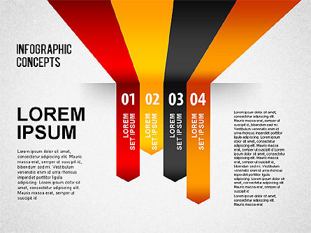 Lignes réfléchies, Diapositive 8, 01495, Formes — PoweredTemplate.com