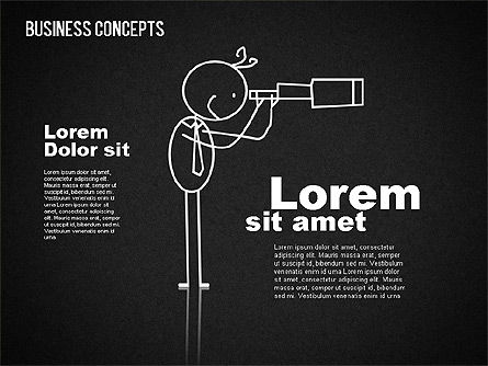Ilustraciones de negocios con personajes, Diapositiva 16, 01496, Formas — PoweredTemplate.com