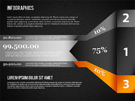 Infographics set, スライド 12, 01499, ビジネスモデル — PoweredTemplate.com