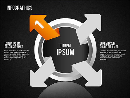 Ensemble d'infographies, Diapositive 13, 01499, Modèles commerciaux — PoweredTemplate.com