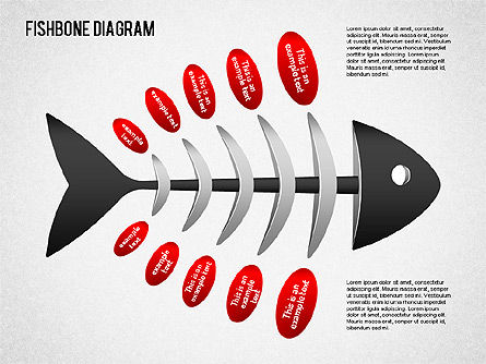 Diagramme d'Ishikawa, Diapositive 3, 01503, Modèles commerciaux — PoweredTemplate.com