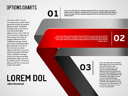 Curved Line Shapes, Free PowerPoint Template, 01504, Shapes — PoweredTemplate.com