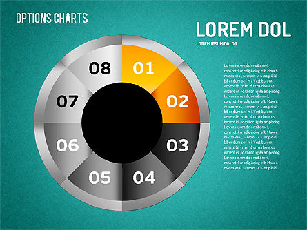 Formas de líneas curvas, Diapositiva 13, 01504, Formas — PoweredTemplate.com