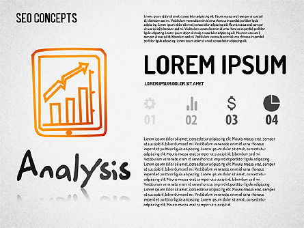 Seo diagrama de conceitos, Deslizar 3, 01505, Modelos de Negócio — PoweredTemplate.com