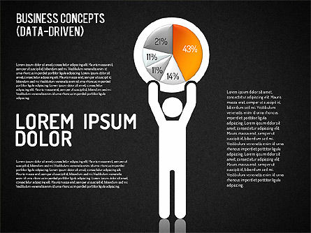 Concepts d'entreprise (pilotés par données), Diapositive 12, 01510, Modèles commerciaux — PoweredTemplate.com