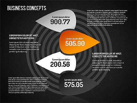 비즈니스 개념 (데이터 기반), 슬라이드 13, 01510, 비즈니스 모델 — PoweredTemplate.com