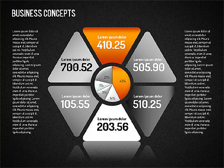 Business Concepts (data driven), Slide 15, 01510, Business Models — PoweredTemplate.com