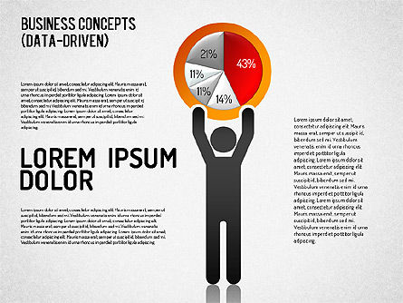 Concetti di affari (dati guidato), Slide 4, 01510, Modelli di lavoro — PoweredTemplate.com