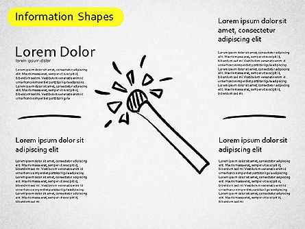 Formes d'information, Diapositive 13, 01513, Formes — PoweredTemplate.com