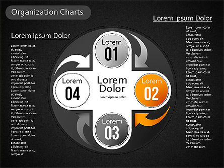 Organigrammes organiques, Diapositive 12, 01514, Graphiques organisationnels — PoweredTemplate.com