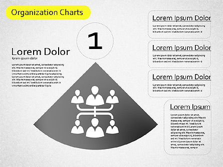 Org charts, Deslizar 6, 01514, Organogramas — PoweredTemplate.com