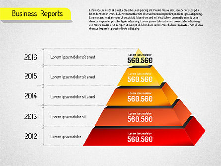Rapports d'affaires, Modele PowerPoint, 01515, Modèles commerciaux — PoweredTemplate.com