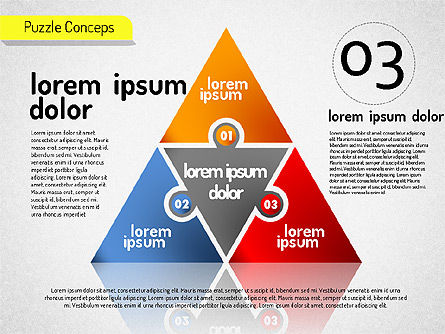 Concetti di puzzle in scena, Slide 14, 01516, Diagrammi Palco — PoweredTemplate.com