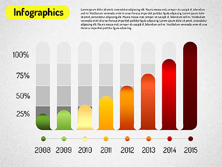 Laporan Infografis, Templat PowerPoint, 01519, Model Bisnis — PoweredTemplate.com