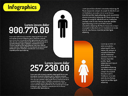 Infografikbericht, Folie 13, 01519, Business Modelle — PoweredTemplate.com