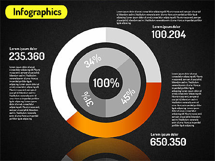 Infographics rapport, Dia 16, 01519, Businessmodellen — PoweredTemplate.com