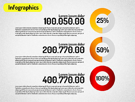 인포 그래픽 보고서, 슬라이드 3, 01519, 비즈니스 모델 — PoweredTemplate.com