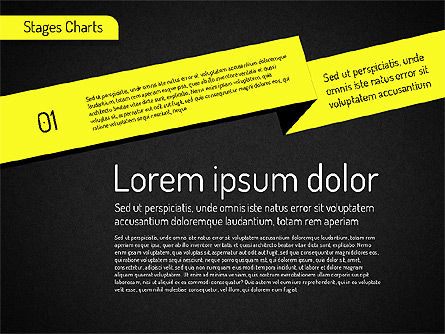 Messo in scena forme di origami, Slide 10, 01520, Diagrammi Palco — PoweredTemplate.com