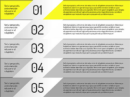 Formas de Origami estagiadas, Diapositiva 13, 01520, Diagramas de la etapa — PoweredTemplate.com