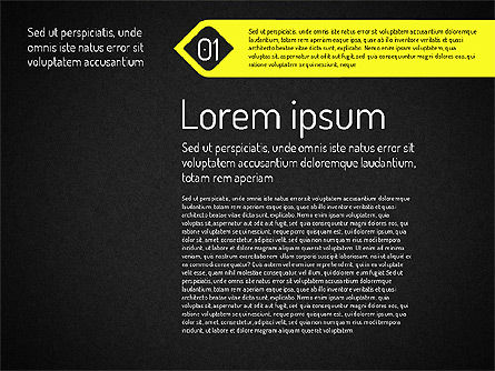 Inszenierte Origami Formen, Folie 16, 01520, Ablaufdiagramme — PoweredTemplate.com