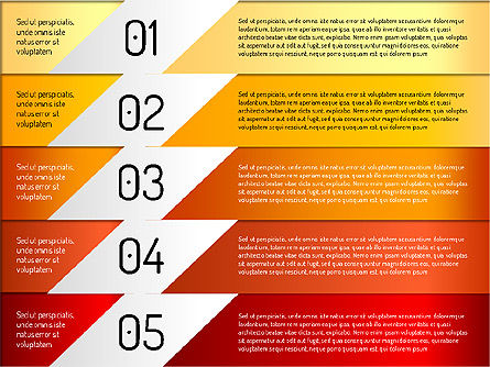Formas de Origami estagiadas, Diapositiva 5, 01520, Diagramas de la etapa — PoweredTemplate.com