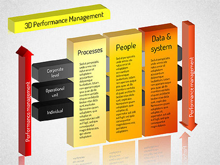 3d gerenciamento de desempenho, Deslizar 6, 01522, Modelos de Negócio — PoweredTemplate.com