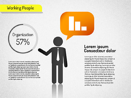 Working People Shapes, Slide 6, 01526, Shapes — PoweredTemplate.com