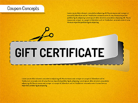 Coupon concepts formes, Diapositive 10, 01531, Formes — PoweredTemplate.com