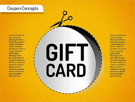 Coupon concepts formes, Diapositive 11, 01531, Formes — PoweredTemplate.com