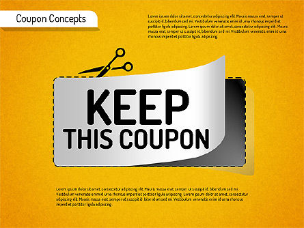 Coupon Concepts Shapes, Slide 12, 01531, Shapes — PoweredTemplate.com