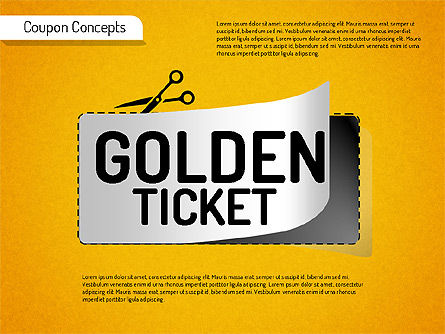 Coupon Concepts Shapes, Slide 15, 01531, Shapes — PoweredTemplate.com