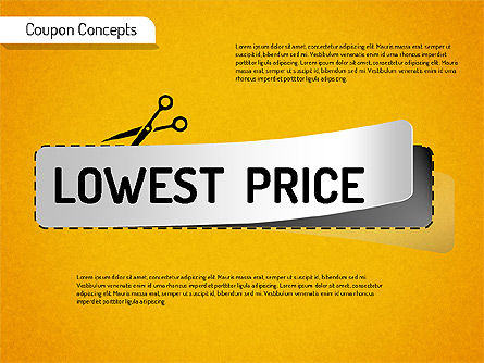 Coupon Concepts Shapes, Slide 7, 01531, Shapes — PoweredTemplate.com
