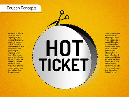 Coupon Concepts Shapes, Slide 8, 01531, Shapes — PoweredTemplate.com