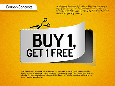 Coupon Concepts Shapes, Slide 9, 01531, Shapes — PoweredTemplate.com
