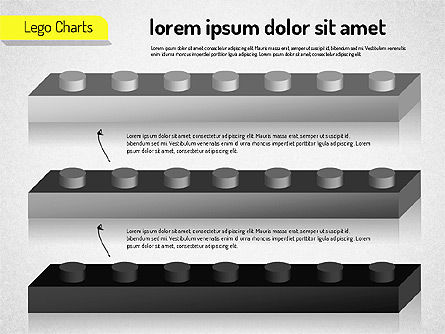 Lego charts, Diapositive 16, 01532, Modèles commerciaux — PoweredTemplate.com
