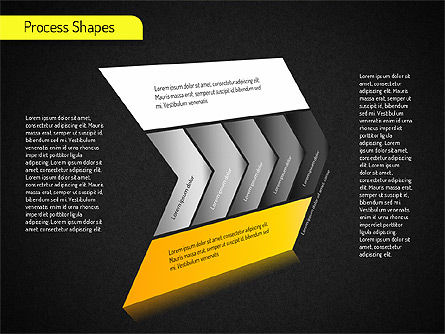 Frecce di processo grafici, Slide 12, 01535, Grafici Organizzativi — PoweredTemplate.com