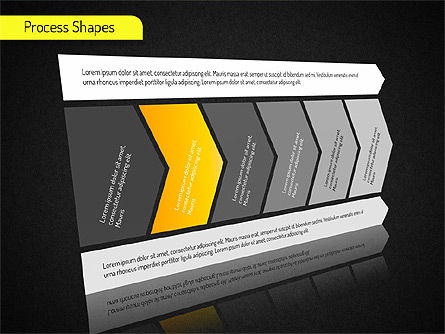 Frecce di processo grafici, Slide 14, 01535, Grafici Organizzativi — PoweredTemplate.com