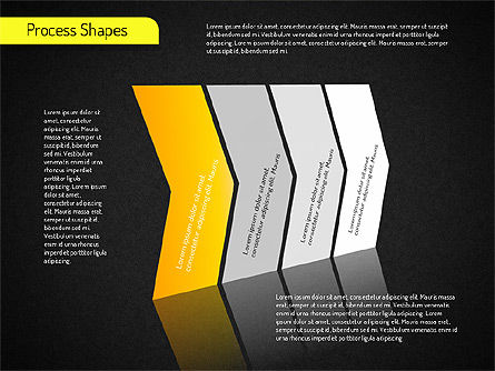 Gráficos de flechas de proceso, Diapositiva 16, 01535, Organigramas — PoweredTemplate.com