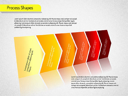 Process Arrows Charts, Slide 5, 01535, Organizational Charts — PoweredTemplate.com