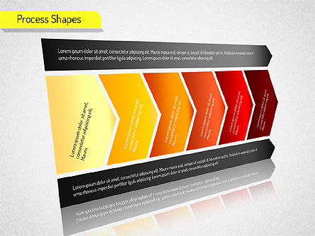 Process Arrows Charts, Slide 6, 01535, Organizational Charts — PoweredTemplate.com
