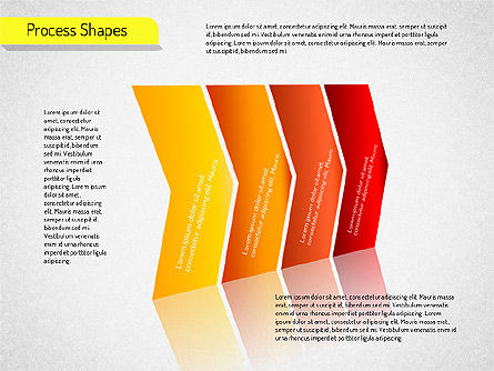 Process Arrows Charts, Slide 8, 01535, Organizational Charts — PoweredTemplate.com