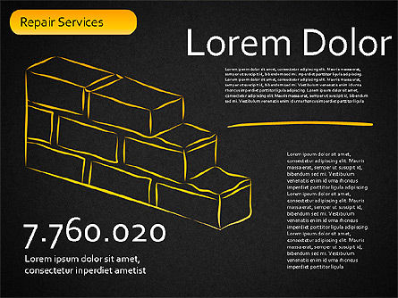 Formas de servicios de reparación, Diapositiva 14, 01537, Formas — PoweredTemplate.com