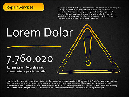 Formas de servicios de reparación, Diapositiva 15, 01537, Formas — PoweredTemplate.com