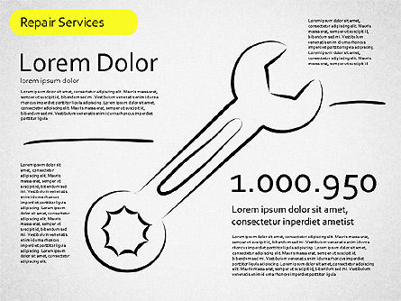 Formas de servicios de reparación, Diapositiva 2, 01537, Formas — PoweredTemplate.com