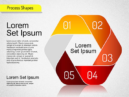 Mobius stripe estágio formas, Deslizar 12, 01538, Diagramas de Etapas — PoweredTemplate.com